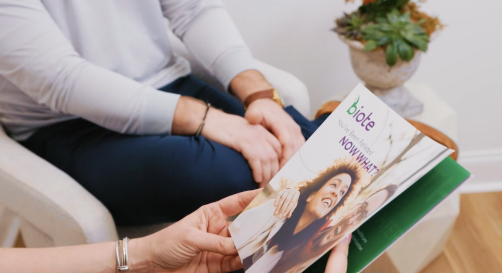 Informational pamphlet a manufacturer for HRT for menopause in Fort Lauderdale.